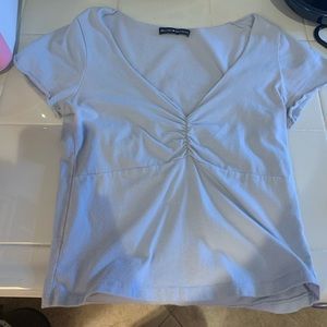 light blue brandy melville top